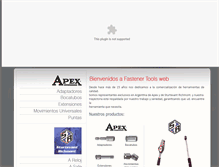 Tablet Screenshot of fastener-tools.com.ar